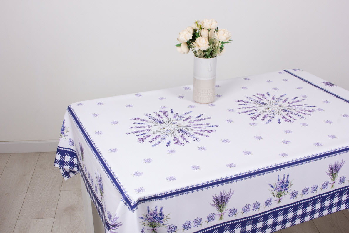 Скатерть рулонная Лаванда 120х150см арт.15229 по цене 