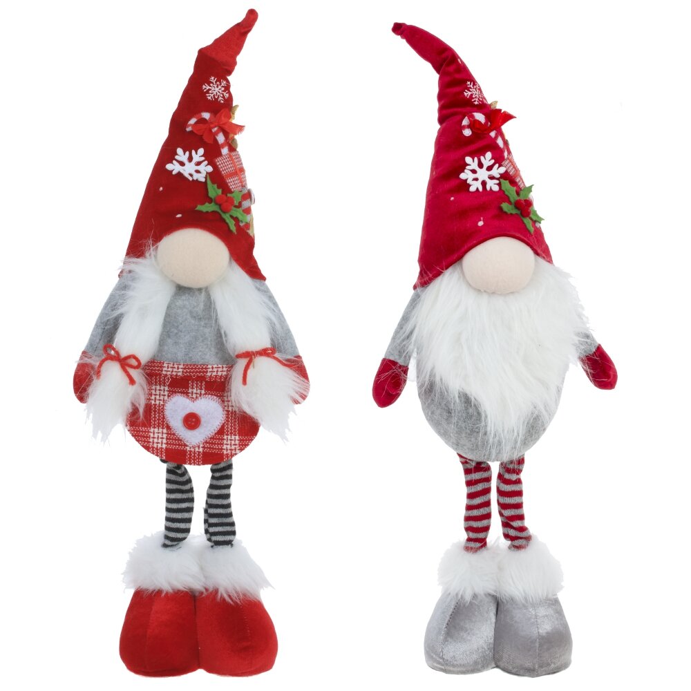 Игрушка набивная Гном 17х9х58см 2в. по цене 