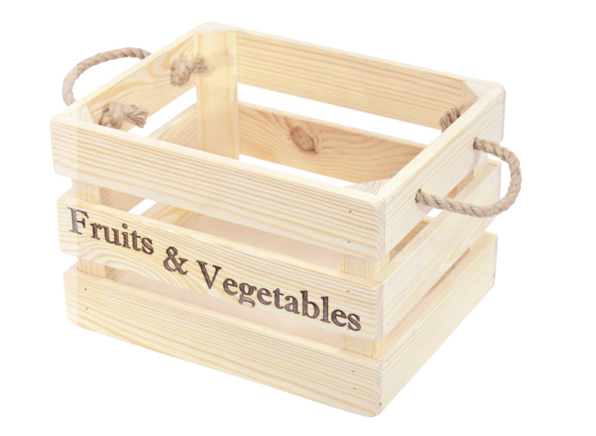 Ящик для хранения Комплект-Агро малый 23х29х19см дерево, сосна по цене 