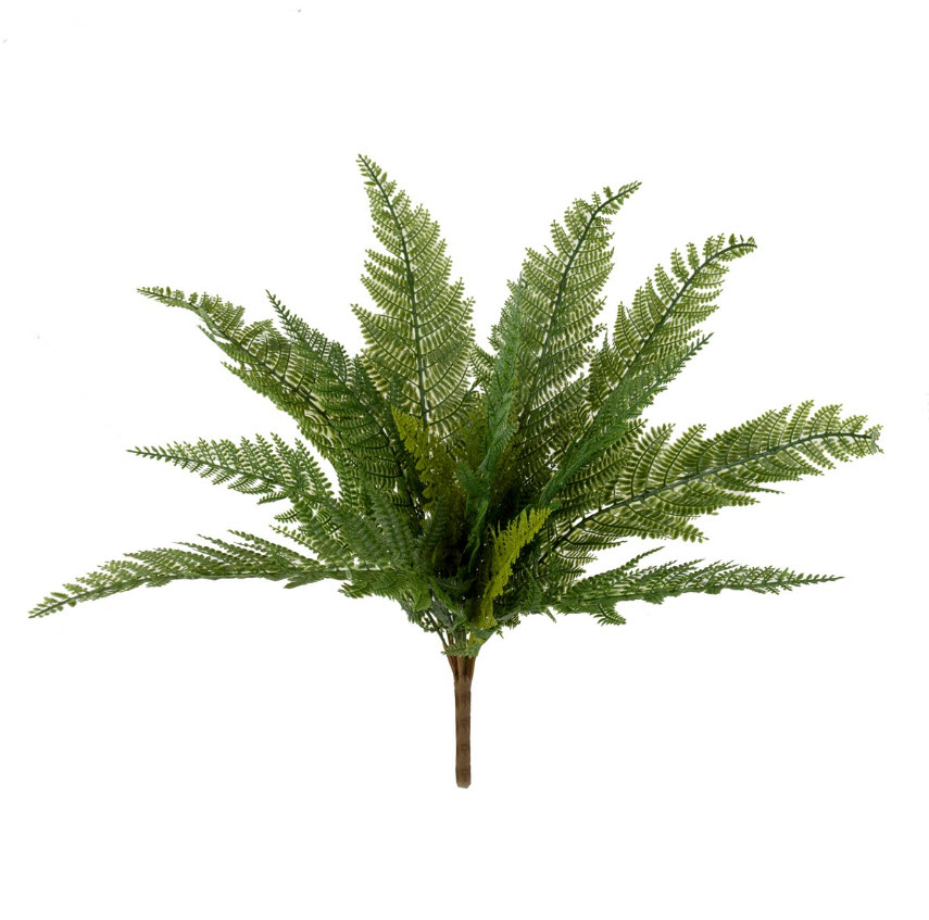 Папоротник на вставке 51см, зеленый по цене 