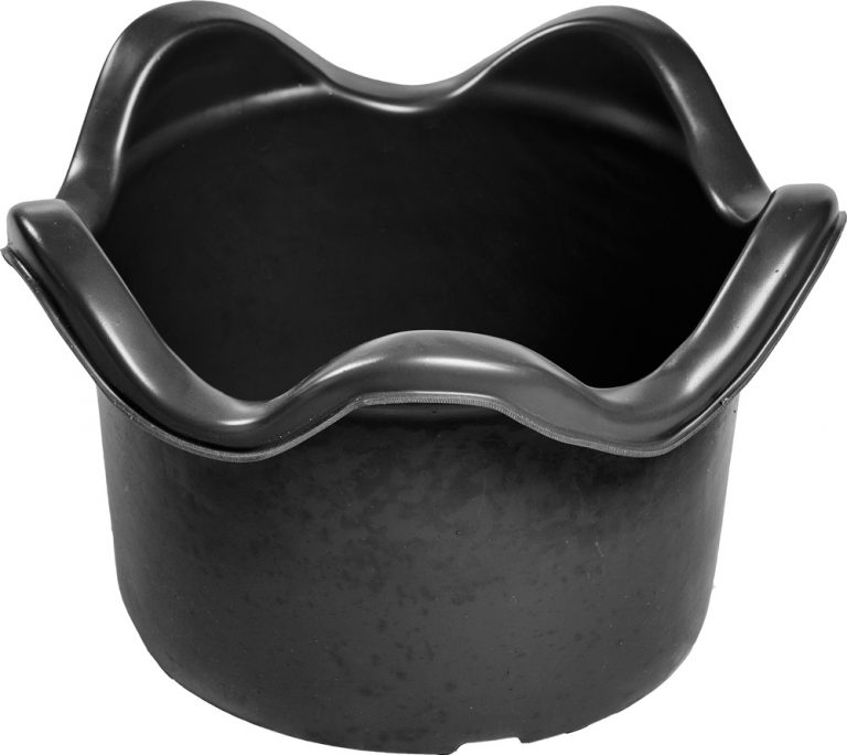 Кашпо Лотос пластик черный 43х26см арт.561500110-40 по цене 