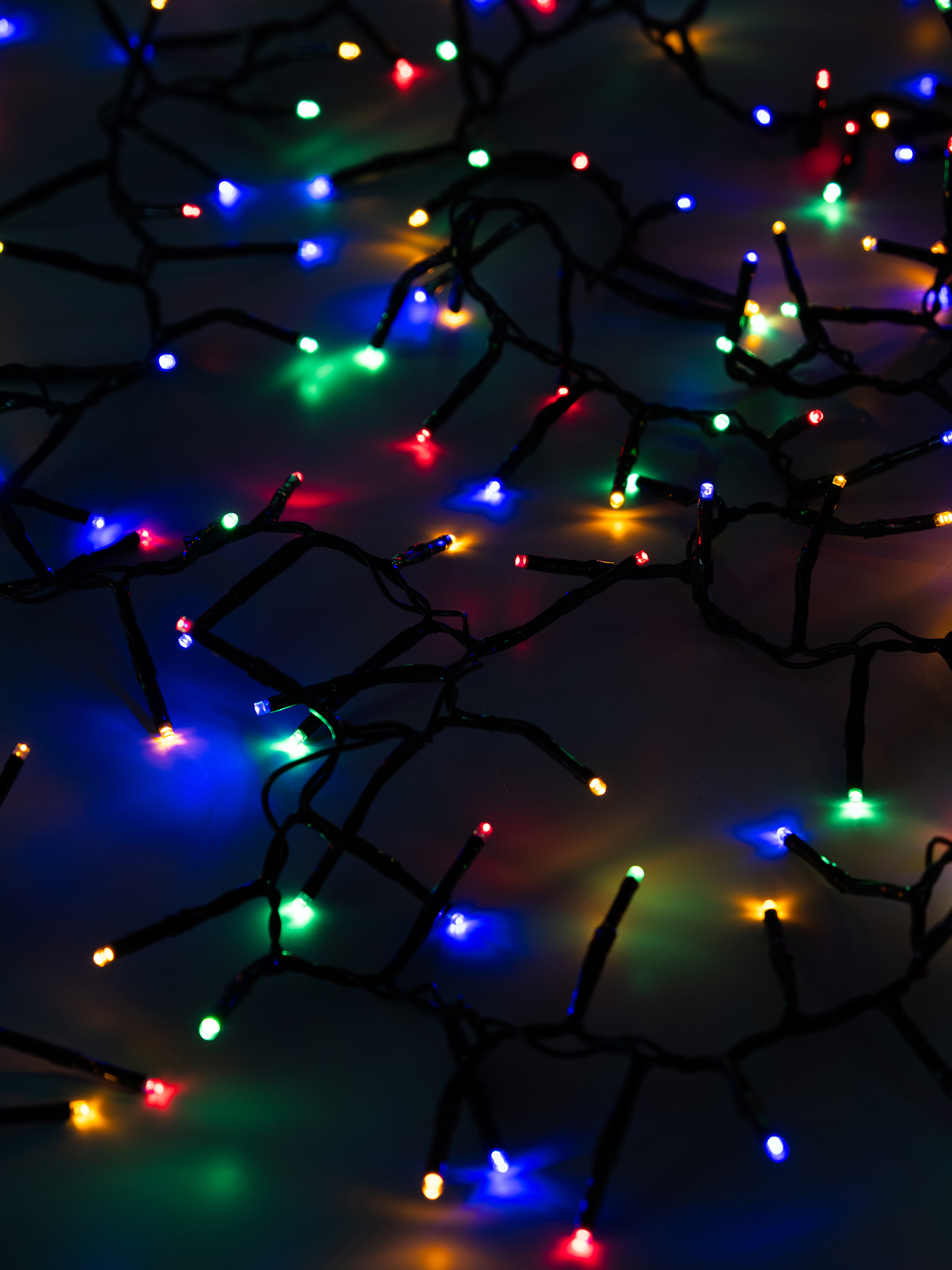 Электрогирлянда Нить Фейерверк 500 мульти LED 10м, 8 режимов уличная по цене 