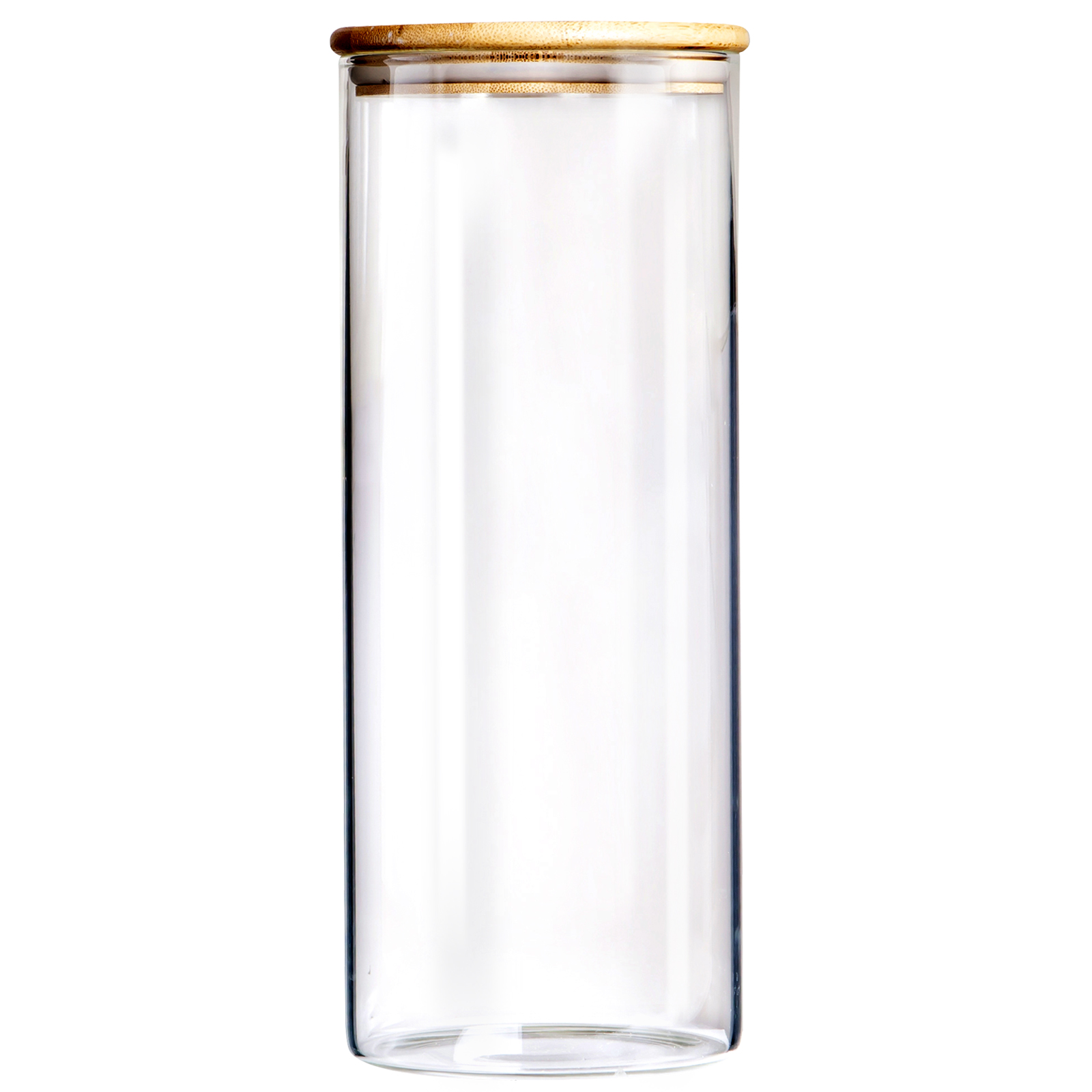 Банка круг 2800мл TM Аппетит, стекло+бамбук арт.BM2012-4R по цене 