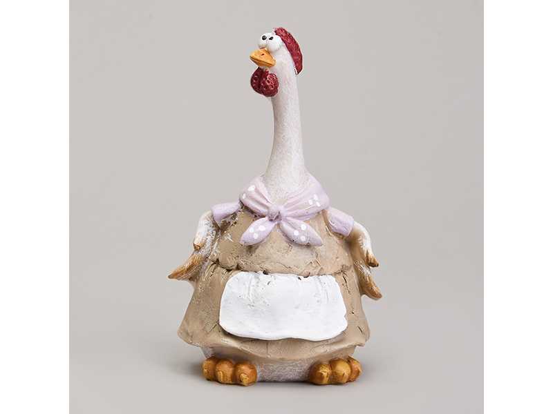 Фигурка декоративная Курица 6,5x4,5x13см арт.146-2176 по цене 
