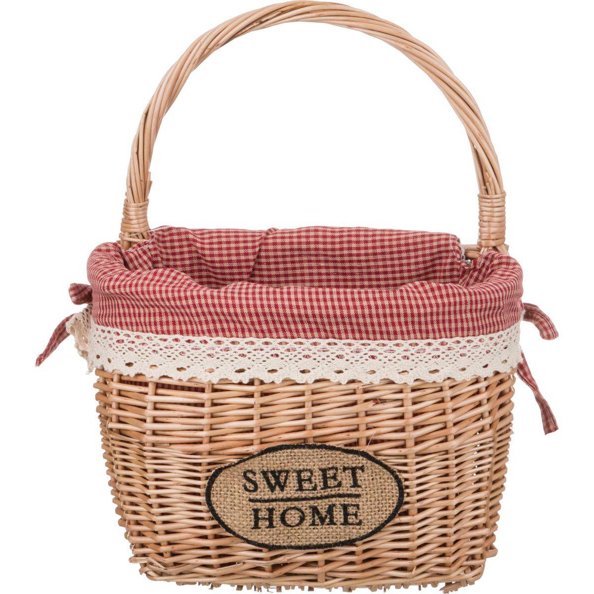 Корзинка с ручкой Лефард ива 23х15х16/28,5см по цене 