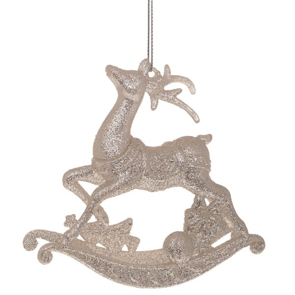 Украшение новогоднее Олень 10х2х10см полимерные материалы арт.254610 по цене 