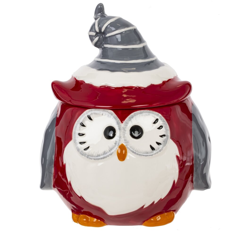 Конфетница Сова 800мл 13х12х17см, керамика арт.821775 по цене 