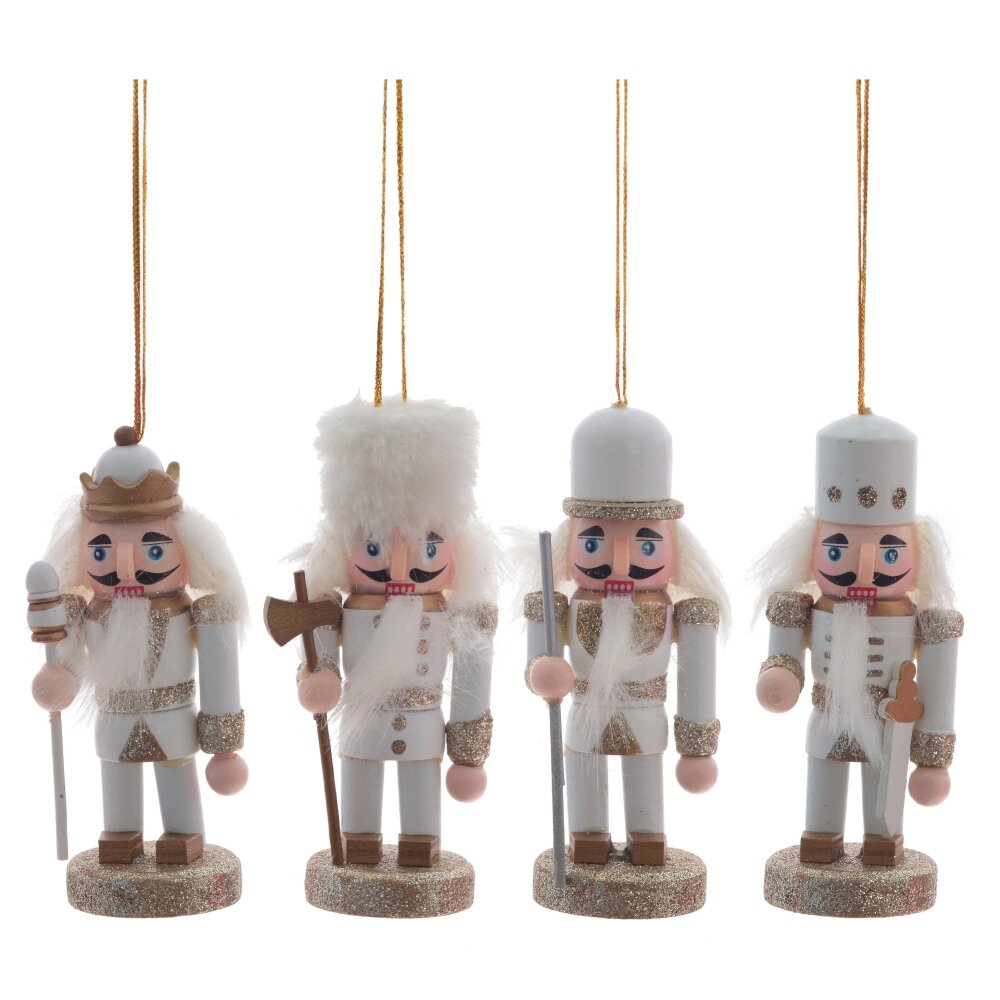 Украшение Щелкунчик набор 4шт 17,5х4х10,5см арт.813572 по цене 