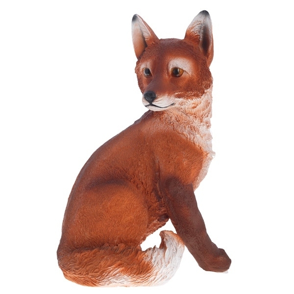 Фигура Лисица БАРЕЛЬЕФ полистоун h-37см w-19см L-25см по цене 