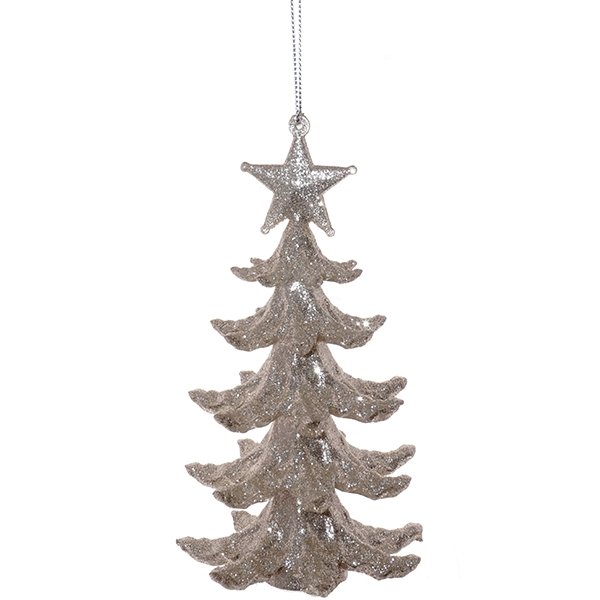 Украшение новогоднее Елка 7,5х7,5х13,5см полимерные материалы арт.254625 по цене 