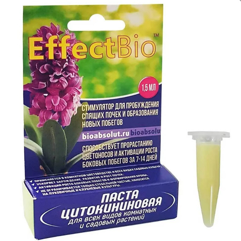 Паста цитокининовая Эффект Био для домашних и садовых растений 1,5 мл по цене 