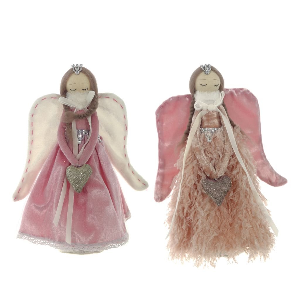 Игрушка набивная Ангел розовый 20х8х29см 2в по цене 