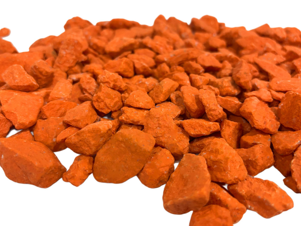 Камень Колос окрашенный оранжевый 10-20 мм 10кг по цене 