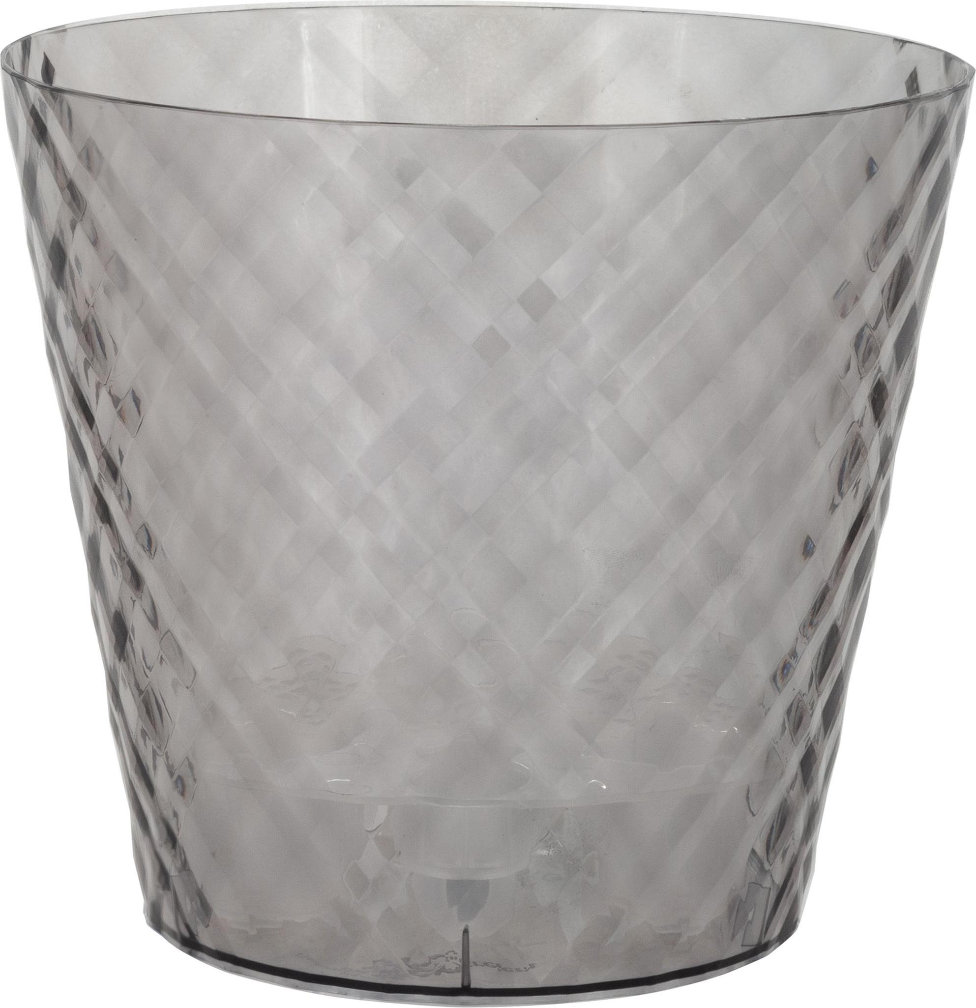 Кашпо ИнГрин Манхэттен Кристалл 16см 1,6л c дренажной вставкой, ночная река по цене 