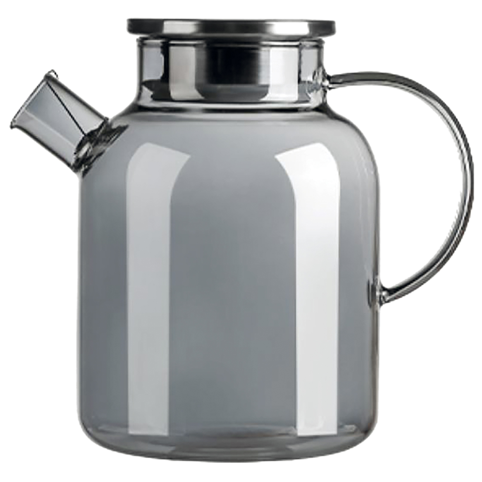 Чайник заварочный 1500мл с фильтром TM Аппетит, стекло+сталь арт.BMT1500-GR по цене 
