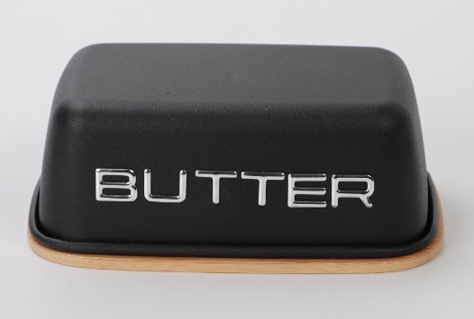 Масленка Агнесс 15х10х5,5см сталь, бамбук арт.790-392 по цене 