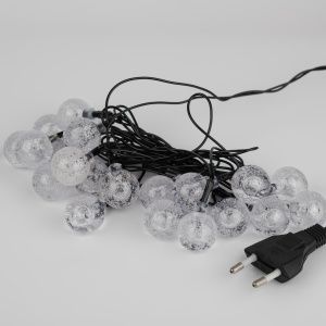 Гирлянда Эра Нить Шарики кракле мультиколор 2м арт.Б0055997 по цене 