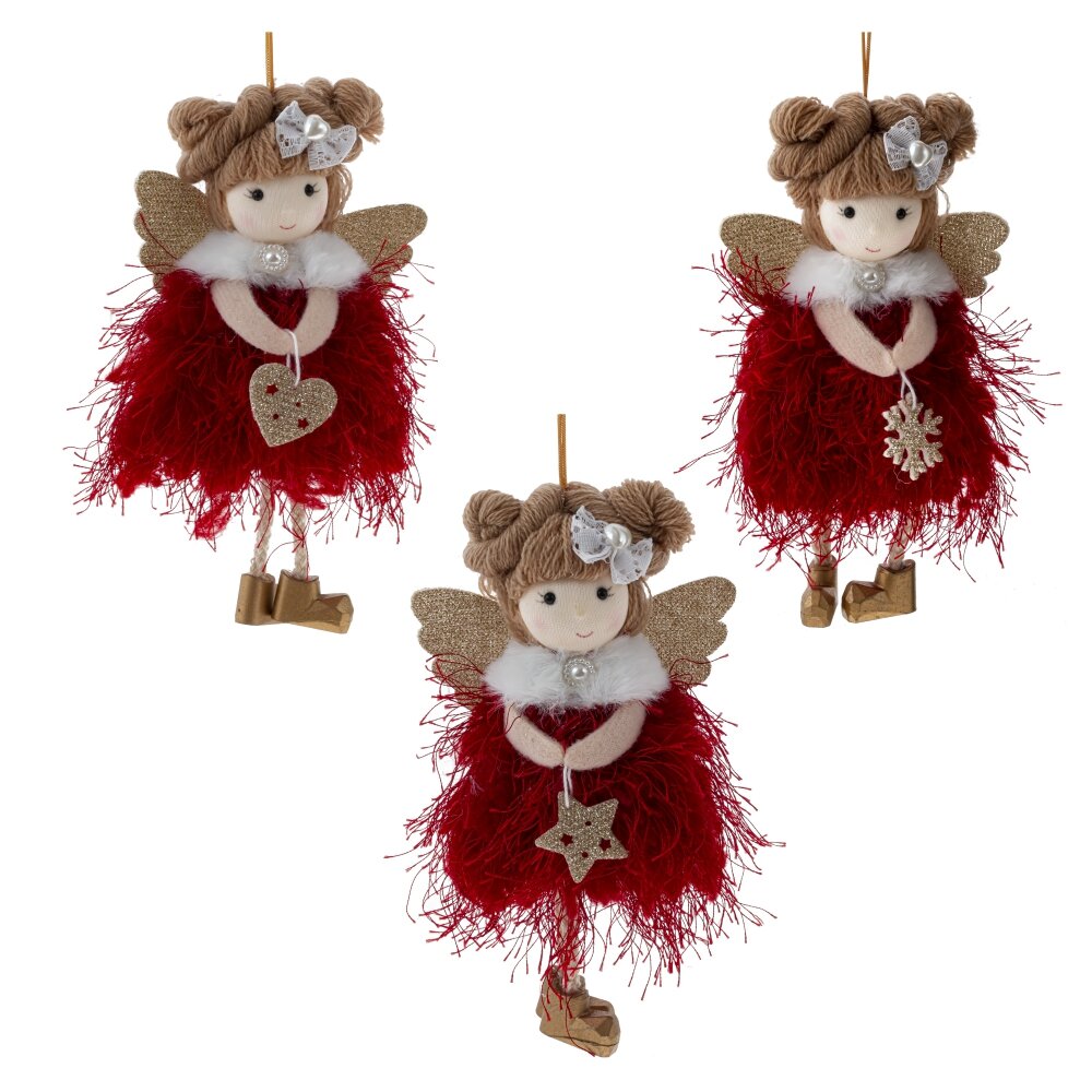 Изделие декоративное подвесное Девочка 8х4х15см 3в. арт.807430 по цене 