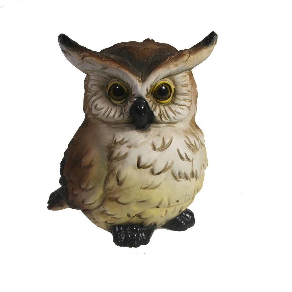 Фигура декоративная Сова 12х11х11см, полистоун арт.713596/F464 по цене 