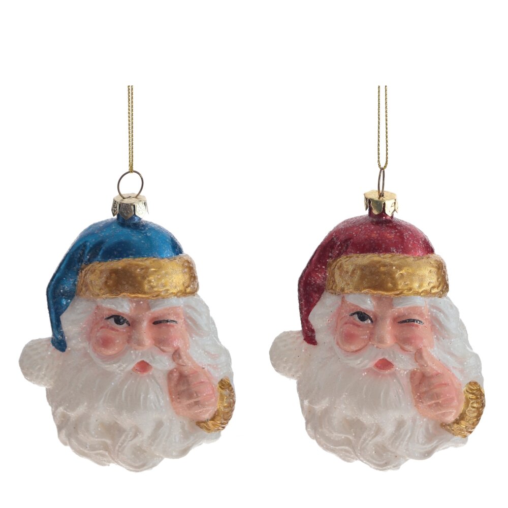 Украшение новогоднее Дед Мороз 8,5х4,5х13см 2в. арт.808936 по цене 