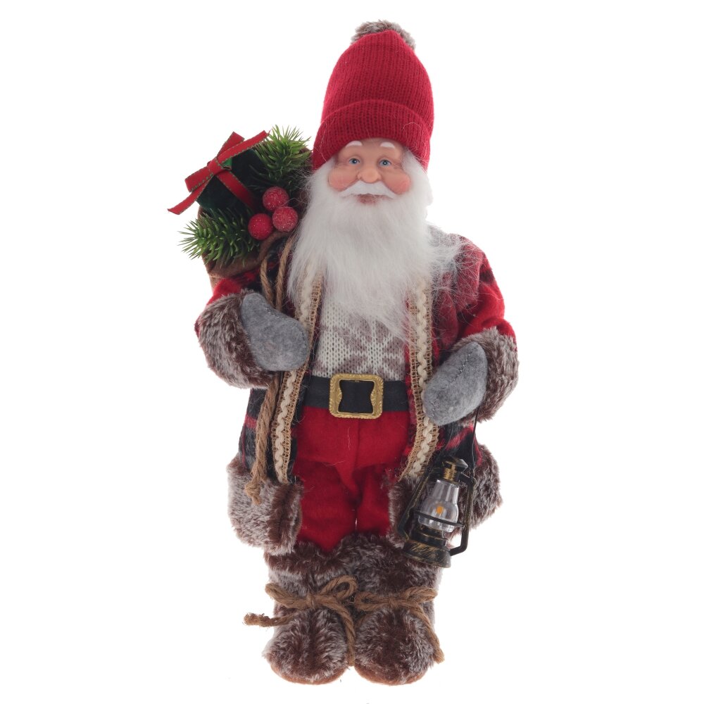 Фигурка декоративная Дед Мороз 18х11х36/31см арт.807183 по цене 