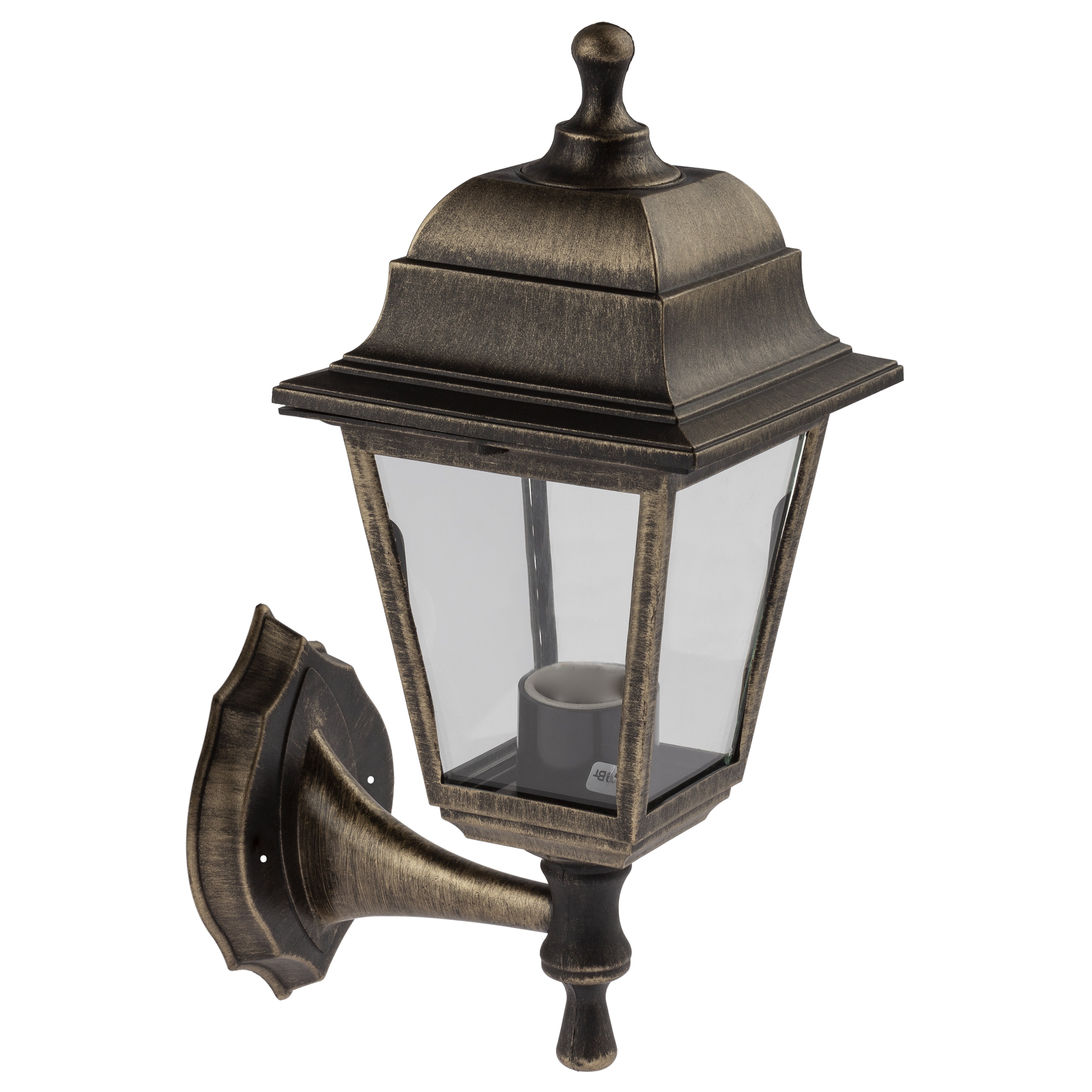 Светильник Эра садово-парковый Леда настенный 4грани бронза Е27 по цене 