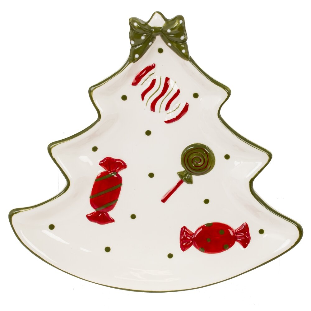 Блюдо Конфета 25х24х3см, керамика арт.821735 по цене 