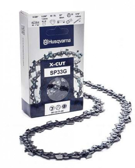 Цепь Хускварна Х Кут sp33g , 15"/38см, 0.325", Пиксель, 1.3 мм, 64 хвостовика, ЛоуВиб 5816431-64 по цене 