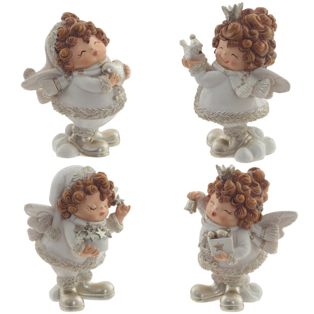 Фигурка декоративная Ангелочек 7,5х6,5х9см полимерные материалы арт.764102 по цене 