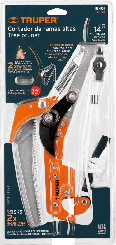Подрезчик деревьев Truper TR-82 18401 по цене 