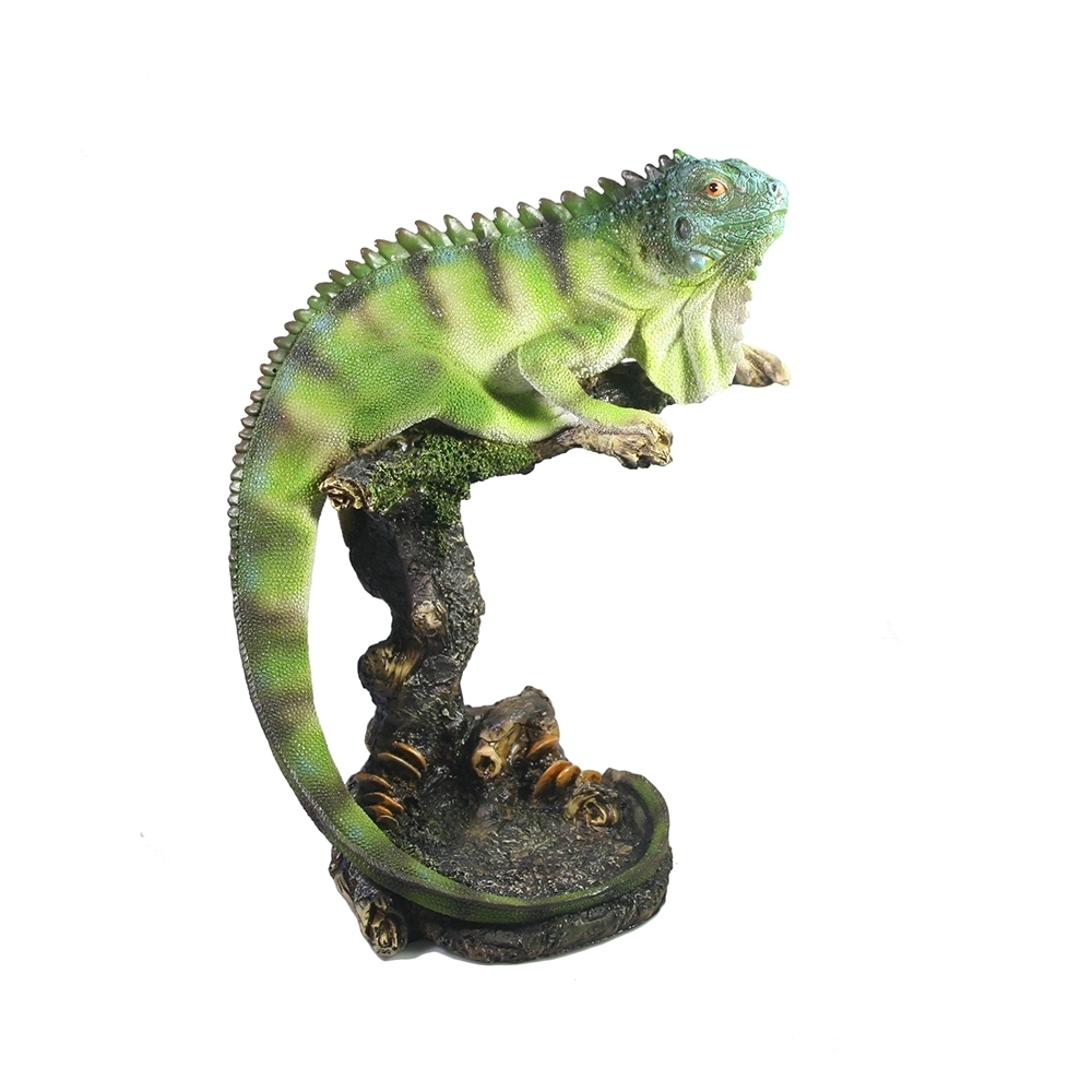 Фигура декоративная Игуана на ветке 28х16х34см, полистоун арт.718165/D203 по цене 