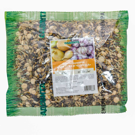 Сидераты смесь для лука и чеснока 0,5 кг Садовита 