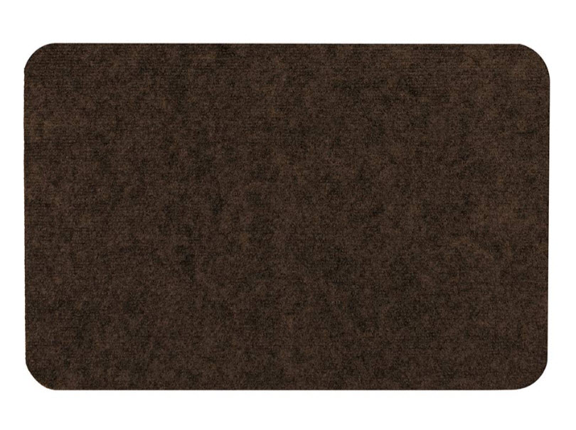 Коврик Вортекс влаговпитывающий, ребристый 40х60см коричневый арт.24384 по цене 
