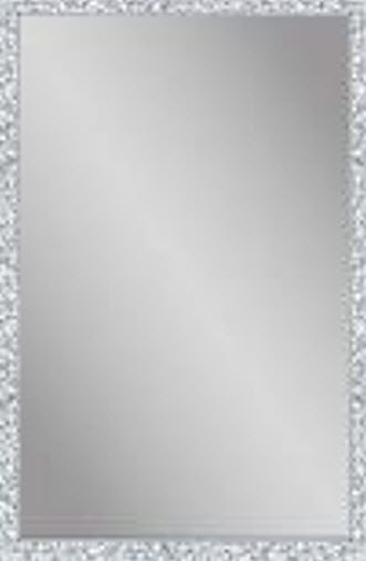 Зеркало в раме 90х140см, багет белые квадраты арт.8Л3747 по цене 
