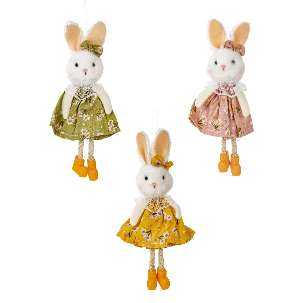 Изделие декоративное подвесное Зайка 4x3x15см 3в арт.816192 по цене 