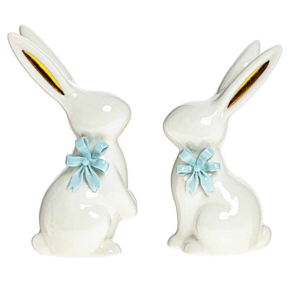 Фигурка декоративная Заяц 7,5х6х15см арт.795673 по цене 