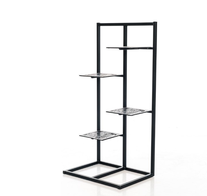 Этажерка на 4 полки металл арт.501-002B по цене 