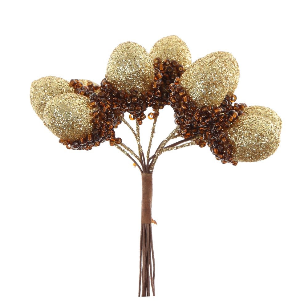 Изделие декоративное Ягоды 8х8х11см полимерные материалы, металл арт.762466 по цене 