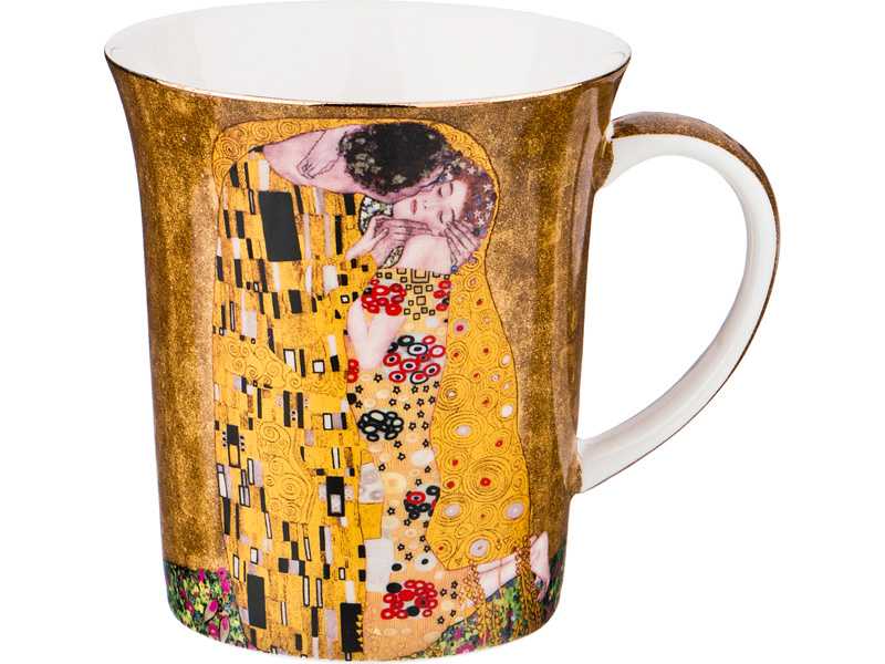 Кружка Лефард Поцелуй Климт 420мл, фарфор арт.104-509 по цене 