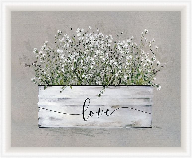 Картина Кашпо с цветами 40х50см арт.8Л3443 по цене 