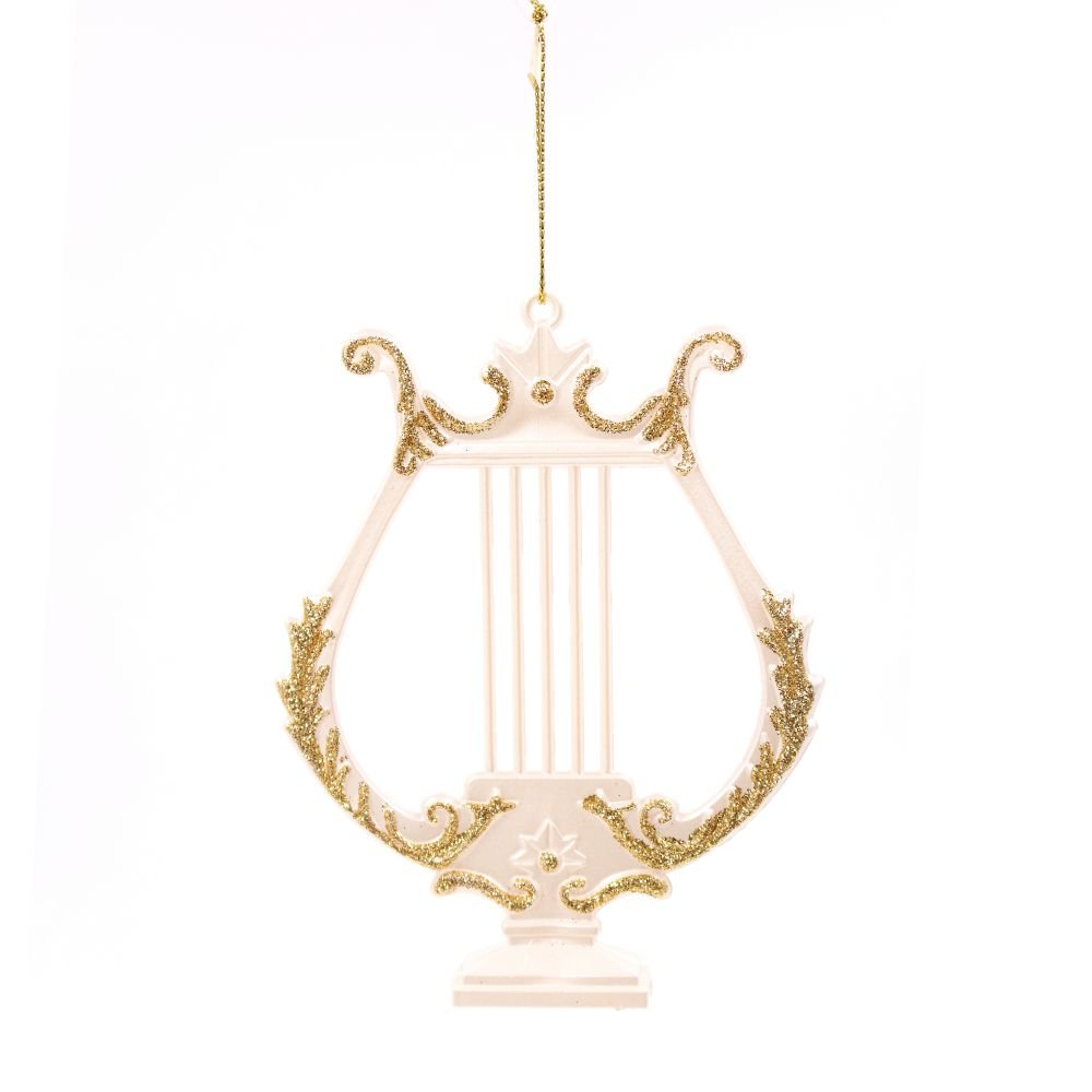 Украшение новогоднее Лира 10х1,5х13см полимерные материалы арт.254629 по цене 