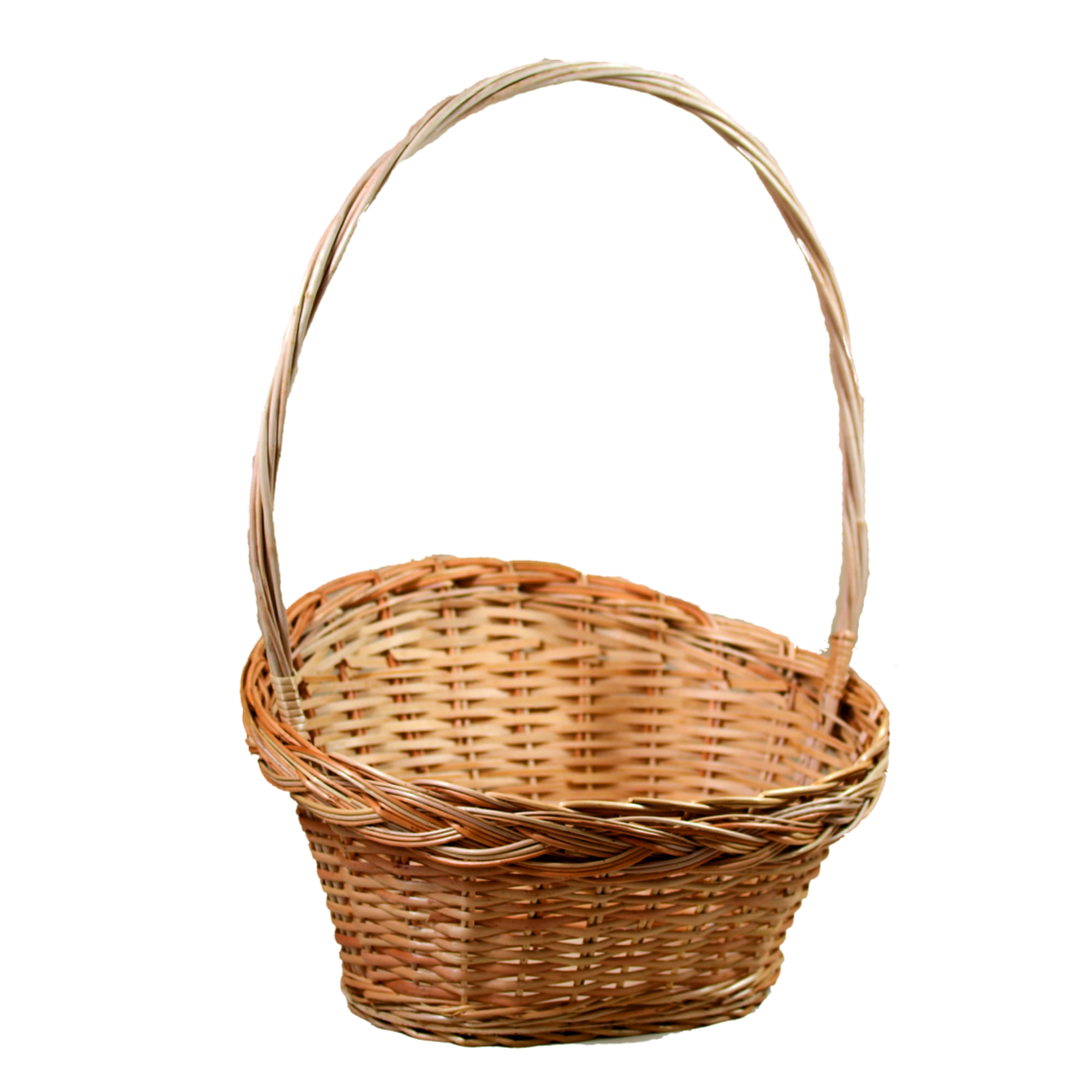 Корзина новогодняя широкая 36см плетеная арт.НХП 0048/2/2 по цене 