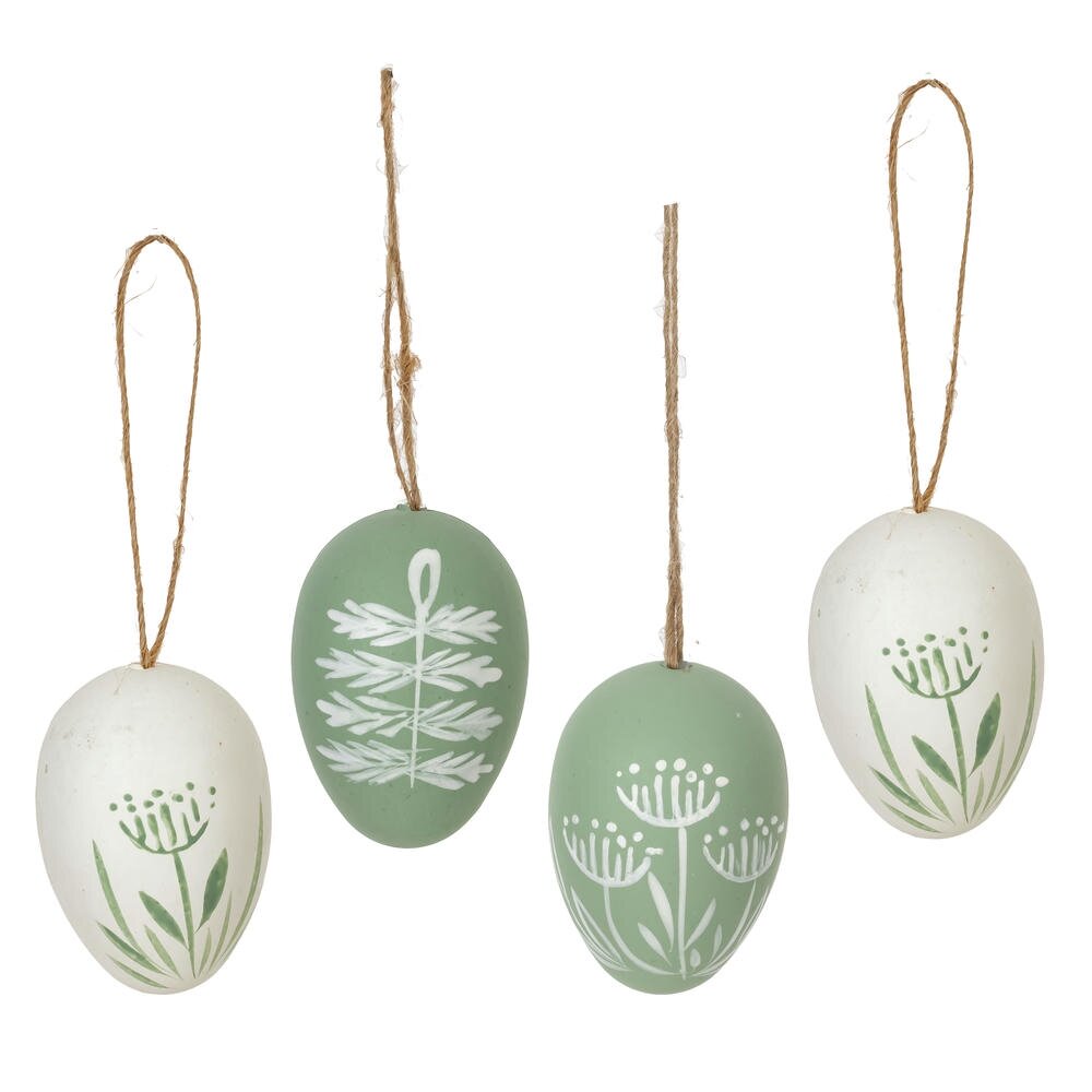 Набор из 6-ти изделий подвесных Яйцо 15х13х5см арт.816317 по цене 