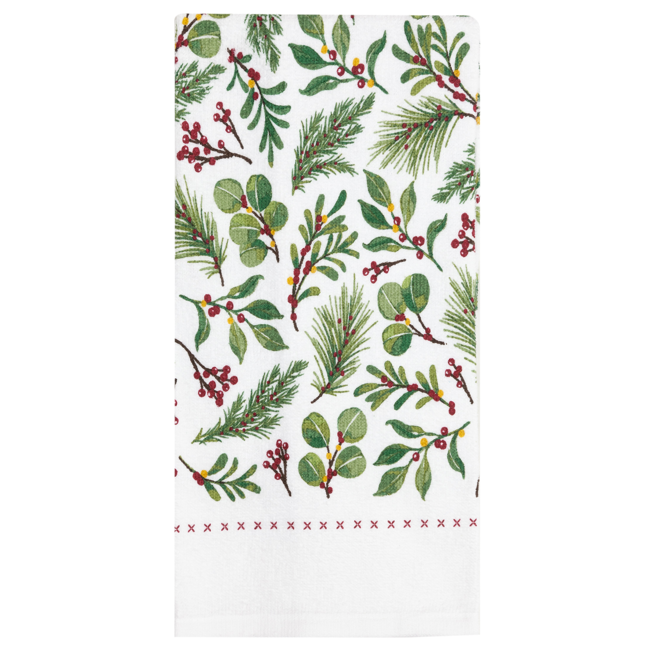 Полотенце кухонное Лес 38х63см хлопок арт.ЛЕС по цене 