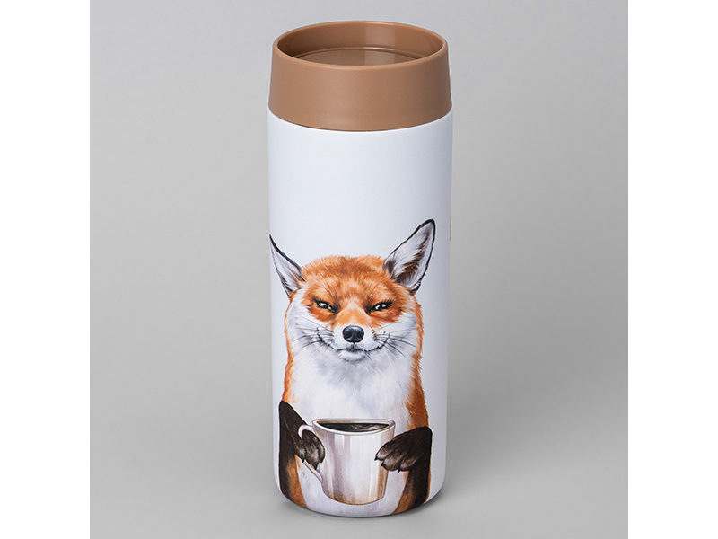 Термокружка Агнесс Лисий 350мл арт.798-103 по цене 