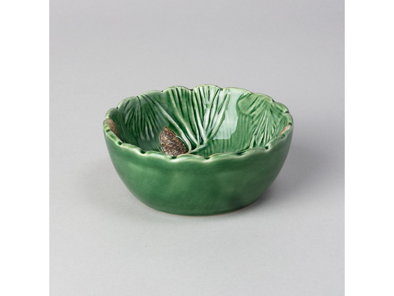 Салатник Зеленая сосна 12,2х12,2х5см, керамика арт.145-209 по цене 