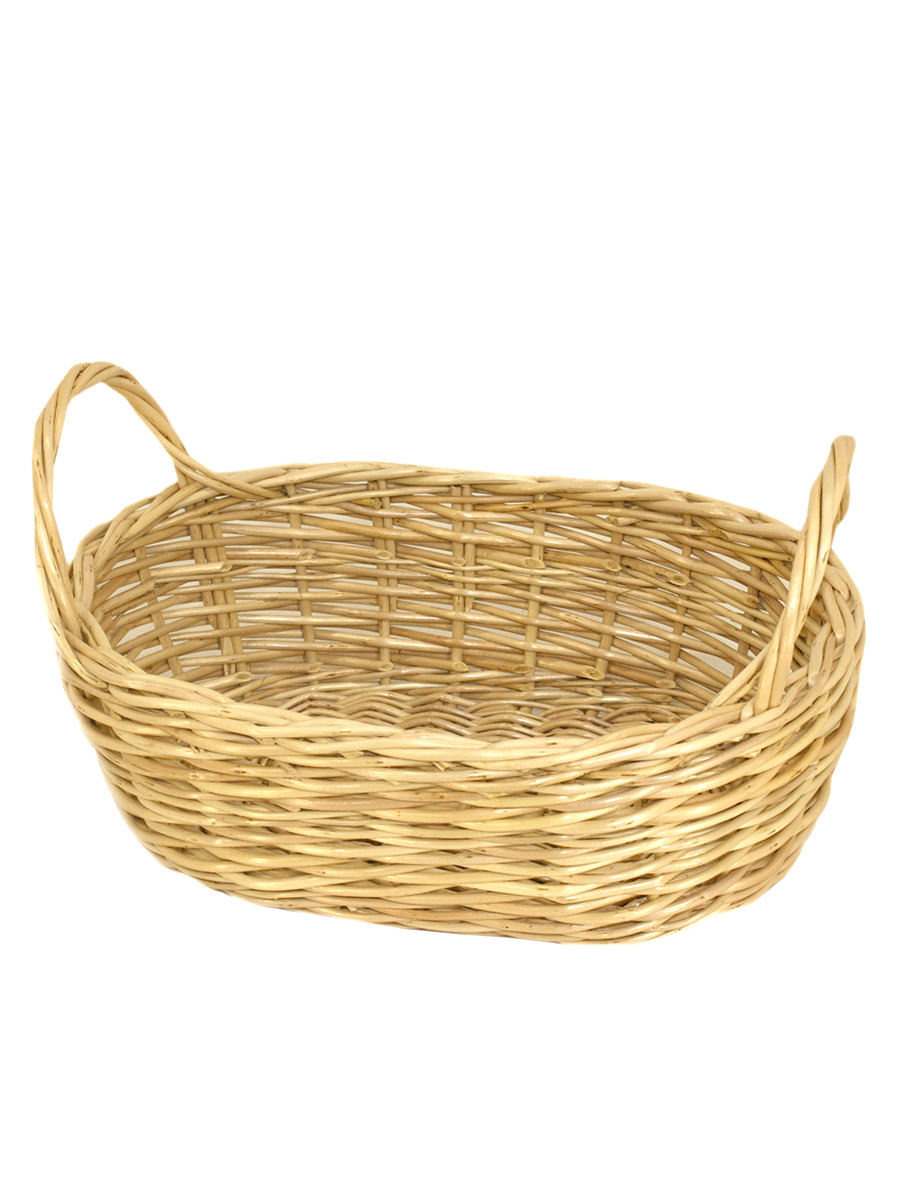 Тарелка овальная глубокая из прута 25см плетеная арт.НХП 0086/2/2 по цене 