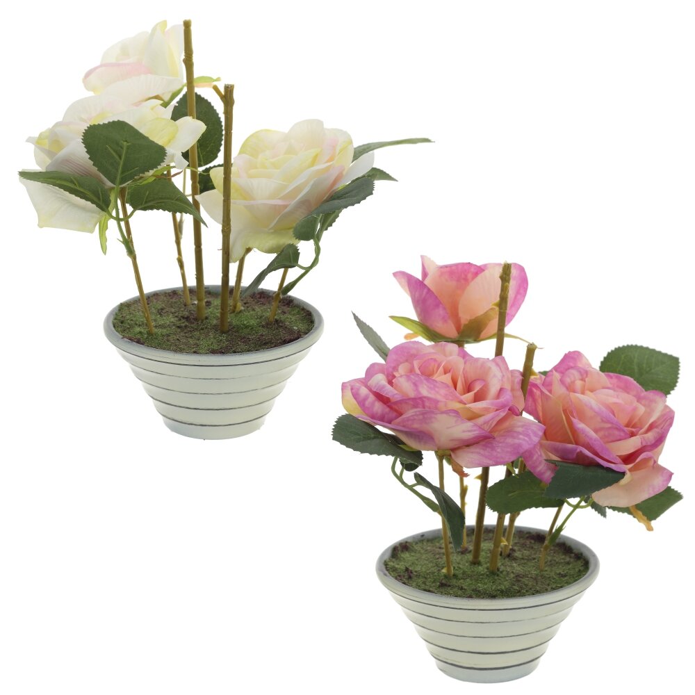 Цветочная композиция 12x12x22см 2в. по цене 