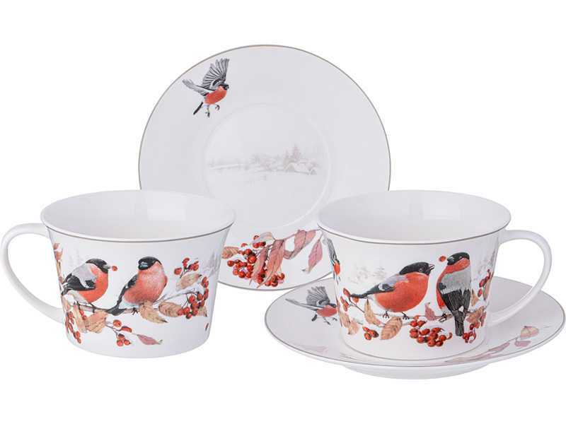 Набор чайный Лефард Лесная сказка на 2 пер 4 пр 250мл, фарфор арт.760-820 по цене 