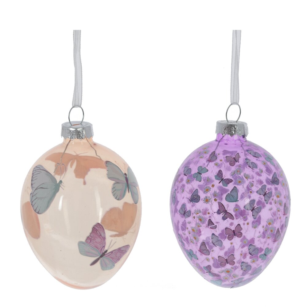 Набор из 6-ти изделий подвесных Яйцо пасхальное 20x20x6,5см арт.816174 по цене 